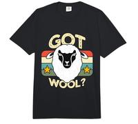 Got Wool Retro Organic Farming Lover Ovejas Y Cabras Comfort Colors Adult Heavyweight T-Shirt