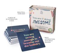 Got Your Back Tarjetas de afirmación You are Fu*cking Awesome - Sweary, 210 x 290 mm