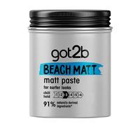 Got2b - Cera fijadora Beach Matt, Con efecto mate, Fijación media, No es pegajoso, 100 ml