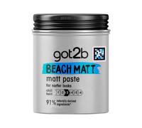 Got2b - Cera fijadora Beach Matt, Con efecto mate, Fijación media, No es pegajoso, 100 ml