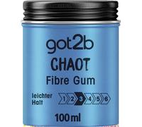 got2b Chaot Fibre Gum Halt 3 (100 ml), cera para el cabello para hombres crea looks despeinados, pasta de pelo con agarre fuerte pero flexible para estilos individuales