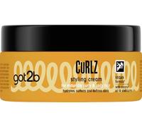 Got2b, Crema renovadora vegana para el cabello, rizos y bobinas, impregnada con aceite de coco, aceite de ricino, aceite de argán y manteca de karité, mejora de rizos, 200 ml
