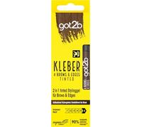 GOT2B Gel de peinado 2 en 1, 4 Brows&Edges Tinted de rubio oscuro a marrón (16 ml), Tinted 2 en 1 para cejas, gel y pelo, máscara con práctico cepillo para cejas para peinar y fijar el pelo de bebé