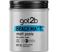 Got2b Pasta para el cabello Beach Matt, fijación media, sin adherencia, textura mate, 100 ml