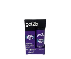 Got2b - Powder'ful - Polvos para levantar la raíz del pelo - 2 unidades de 20gr - Schwarzkopf