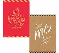 GOT7 - GOT7 [ MAD ] 4th Mini Album [ HAPPY / MERRY ] RANDOM Ver. 1ea CD+1ea Lyrics+1ea Diary+3ea Sticker+22ea Post Card+2ea Paper Frame+1ea Store Gift Photo Card K-POP SEALED+TRACKING NUMBER