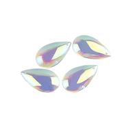 Gota de agua de cristal 38mm/50mm AB para pendientes y gargantillas, collares y colgante de iluminación para candelabros, 38mm 100pcs