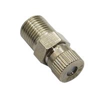 Gota de riego 2 unids 0.1-0.6mm 1/8 pulgadas de alta presión niebla niebla boquilla cobre anti-goteo atomización colling sprinklers jardín herramienta de irrigación (Color : 0.3mm)