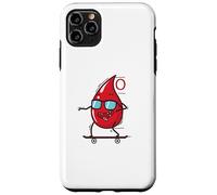 Gota de Sangre en monopatín Tipo de Sangre 0 Carcasa para iPhone 11 Pro MAX