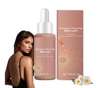 Gotas Autobronceadoras - 60ml Gotas Bronceadoras Sin Sol, Brillo natural, Sunless Tanning Drops, Gotas Bronceadoras Bebibles Funcional, Potencia el bronceado natural, Para todo tipo de pieles