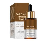 Gotas Autobronceadoras | Crema Hidratante Autobronceadora Para El Rostro,Bronceado Hidratante Con Aceite Y Brillos 30ml Para Cara Cuerpo Viajes Verano Piscina