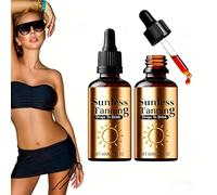 Gotas Autobronceadoras,Gotas Autobronceadoras para Beber 60ml x 2,gotas bronceadoras faciales,acelera y mantiene la piel dorada,Para todo tipo de pieles