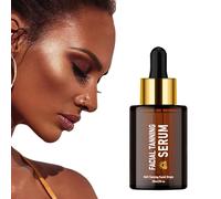 Gotas Autobronceadoras, Serum Facial Bronceador Añadir al Cuidado de la Piel, Fluido Facial Autobronceador para Rostro Y Cuerpo un Tono Natural Gradual, 30ml