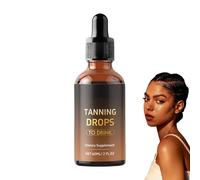 Gotas Autobronceadoras Sin Sol Beber, 60ML Gotas Autobronceadoras Orales Sin Sol, Aceite Autobronceador Bebibles Sins Sols Para Rostro Y Cuerpo, Aceite Autobronceador Sins Daño Solar