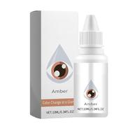 Gotas avanzadas para mejorar el color de los ojos, nuevas gotas para los ojos, tinte de aspecto aclarador y fórmula iluminadora para una renovación instantánea de los ojos (marrón)