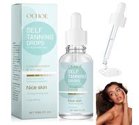 Gotas Bronceadoras Faciales,30ml Gotas Autobronceadoras,Acelerador Bronceado Natural y Uniforme,Funciona con Su Cuidado Diario De La Piel