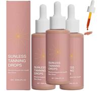 Gotas bronceadoras faciales,Gotas bronceadoras sin sol, Tanning Drops Drink,Crema hidratante de Bronceado,Oral Dolce Tan Love Drop,mejora tu tono natural de piel (3pc)