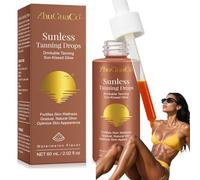 Gotas bronceadoras para beber (2025) - Gotas autobronceadoras para bronceado sin sol: mejorar la tez natural, potenciador de melanina sin daño solar, para todos los tipos de piel, 60 ml
