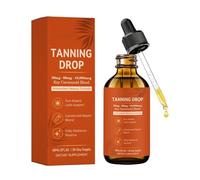Gotas Bronceadoras Para Mujer, Ligeras De Absorción Rápida, 60 Ml, Sérum Bronceador Sin Sol Para Rostro Y Cuerpo, Gotas Autobronceadoras Con Brillo Personalizado, Táń Natural Edificable, Adecuado Para