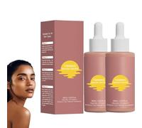 Gotas bronceadoras sin sol para beber,Gotas para aumentar la melanina natural,para la cara y el cuerpo,Gotas de bronceado líquido,Mejorar su tono de piel natural (2 unidades)