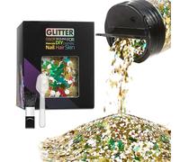 Gotas creativas de copo de nieve de 50 g, diseño de copo de nieve, lentejuelas, accesorio para manualidades y proyectos de arte, ingredientes de decoración de temporada