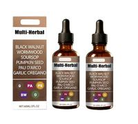 Gotas de Ajenjo de Nogal Negro - Fórmula herbal suave, revitalizante, aptas para hombres y mujeres,2pcs