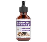 Gotas de ayuda para dormir para perros, suplemento de relajación para cachorros, gotas de ayuda para dormir saludables para perros, para entrenamiento, separación, tormenta, viajes, calma