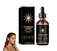 Gotas de bronceado para beber, 2026 Gotas de bronceado para beber Ganador de la prueba, Gotas para beber, autobronceador para cuerpo y cara, sin daño solar (1 paquete)