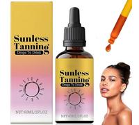 Gotas de bronceado para beber, 60 ml, gotas de bronceado autobronceador, gotas orales, gotas de bronceado para beber, gotas bronceadoras, cara y cuerpo autobronceador