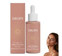 Gotas de bronceado para beber, gotas autobronceadoras, gotas naturales para beber, gotas autobronceadoras, promueven el tono natural de la piel sin daño solar, para todos los tipos de piel