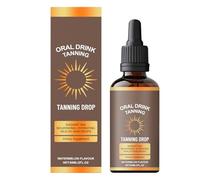 Gotas de Bronceado Potable, Gotas de Bronceado Para Beber,60 Gotas Tan Boosting | Bebida Bucal Para Aumentar Su Natural, No Necesario Para El Cuerpo Facial