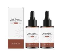 Gotas de bronceado Sunless Tanning Drops,Gotas autobronceadoras, autobronceador concentrado, larga duración, aporta un brillo natural hidratante (2 unidades)