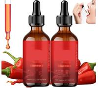 Gotas de cayena, extracto líquido de pimienta de cayena, gotas de pimienta de cayena, ingredientes naturales para mujeres y hombres (2)