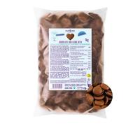 Gotas de chocolate con leche KETO 1 kg nut&me | Vegano | Sin gluten | Sin azúcares añadidos | Sin OGM | Repostería | Pack ahorro