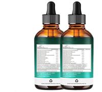 Gotas de Drenaje Linfático,Linfático Gotas,Fórmula Natural a Base de Hierbas, de Acción Rápida y Gran Eficacia,60ML*2PC