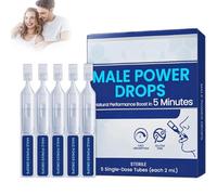 Gotas de energía masculinas, gotas líquidas masculinas, gotas secretas para hombres fuertes, resultados de acción rápida, vitalidad mejorada (1 Pcs)