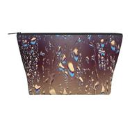 Gotas de Lluvia sobre Vidrio Impreso, Bolsa de artículos de tocador Bolsa de Maquillaje Bolsa de cosméticos Bolsa de artículos de tocador de Viaje portátil