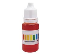 Gotas de prueba de reactivo PH, solución de indicador de PH | Probador de calidad del agua de 10 ml, ph-metro para agua - Práctico probador de PH de piscina, probador de niveles de PH para agua de mar