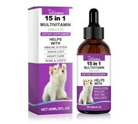 Gotas de vitaminas para Gatos, Nutrientes para Gatos, Ayuda al metabolismo y al Sistema inmunitario, Alivia el Mal Humor del Gato