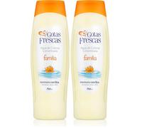 Gotas Frescas Colonia Concentrada Familia 750 Ml (Paquete de 2)