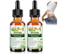 Gotas GLP-1 Para La Salud, Moringa GLP-1 Y Gotas Para La Salud, Moringa Orgánica, Extracto Natural De Plantas, Apoyo Energético (2 unidades)