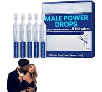 Gotas Male Power, gotas retardantes para hombres de larga duración, mejoran la energía, el impulso y la potencia, aumentan la sensibilidad y el placer, resultados de acción rápida (1Piezas)