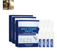 Gotas Male Power,Gotas Retardantes Para Hombres Duraderos,Apoyo Instantáneo Para La Energía y La Resistencia,Enhancing Sensitivity And Pleasure,3PC