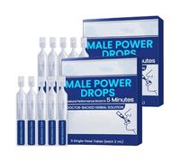 Gotas Male Power, gotas retardantes para hombres duraderos, gotas secretas para hombres fuertes, apoyo instantáneo para la energía y la resistencia, resultados de acción rápida (2pcs)