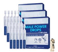 Gotas Male Power: suplemento retardante para hombres que duran más (3pcs) | Resultados de acción rápida, fórmula retardante, comunicación emocional, apoyo para hombres