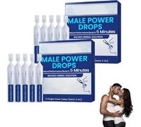 Gotas Male Power, Versión 2025 Mejorada, Gotas Retardantes Para Hombres Duraderos, Gotas Secretas Para Hombres Fuertes, Aumentan La Resistencia Y El Tamaño: Resultados De Acción Rápida (2pcs)