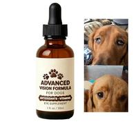 Gotas naturales para el cuidado de los ojos: suplemento para perros de 30 ml, visión para cachorros con beneficios para la salud, fórmula calmante de fácil aplicación, artículos para el hogar, cuidado