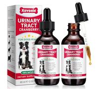 Gotas Naturales para Infección Urinaria en Perros - Tratamiento UTI con Extractos Vegetales, Alivia Cálculos en la Vejiga, Incontinencia y Síntomas del Tracto Urinario, 120ml (2Pcs)