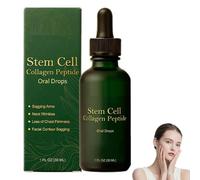 Gotas orales con péptidos de colágeno y células madre, reafirman y tensan la piel flácida y reducen la formación de arrugas, para mujeres y hombres, 30 ml (1pcs)