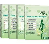 Gotas orales seis en uno: nueva fórmula 2025, gotas de líquidos naturales avanzados para el cuidado del cuerpo, hidratación, reafirmación de la piel y modelado del cuerpo, 4 unidades,1Pcs